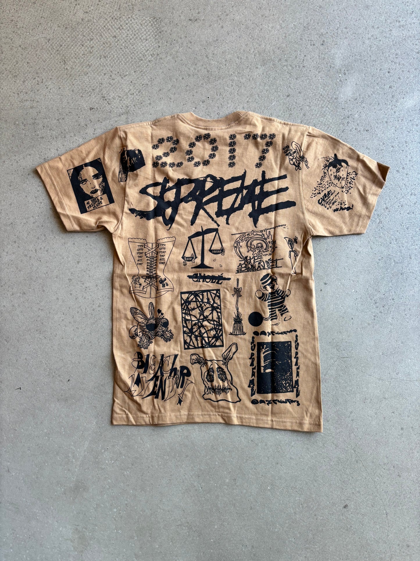 Supreme Dream Tee SS17 Brown M