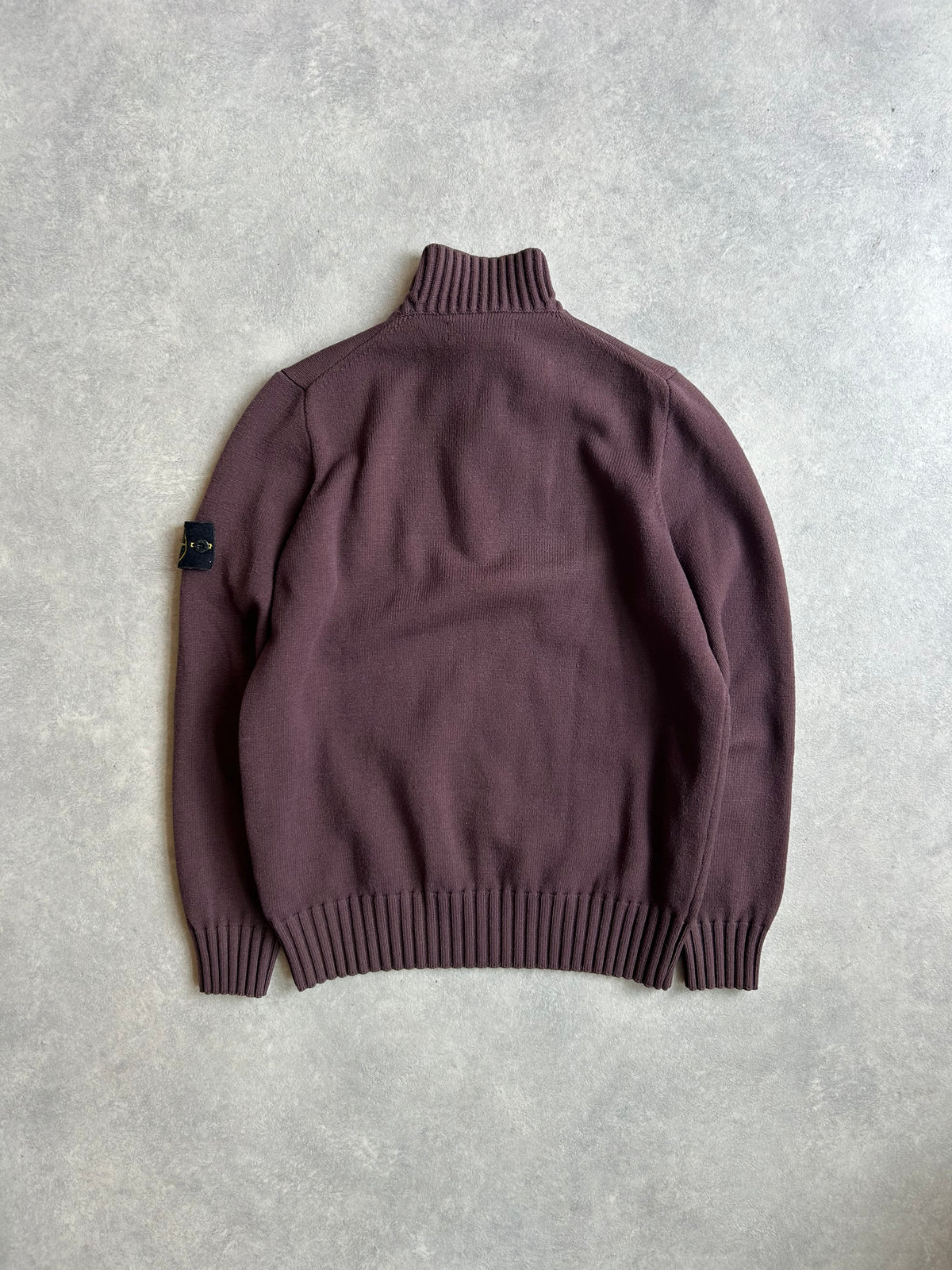 Stone Island Quarter Zip Mauve XL