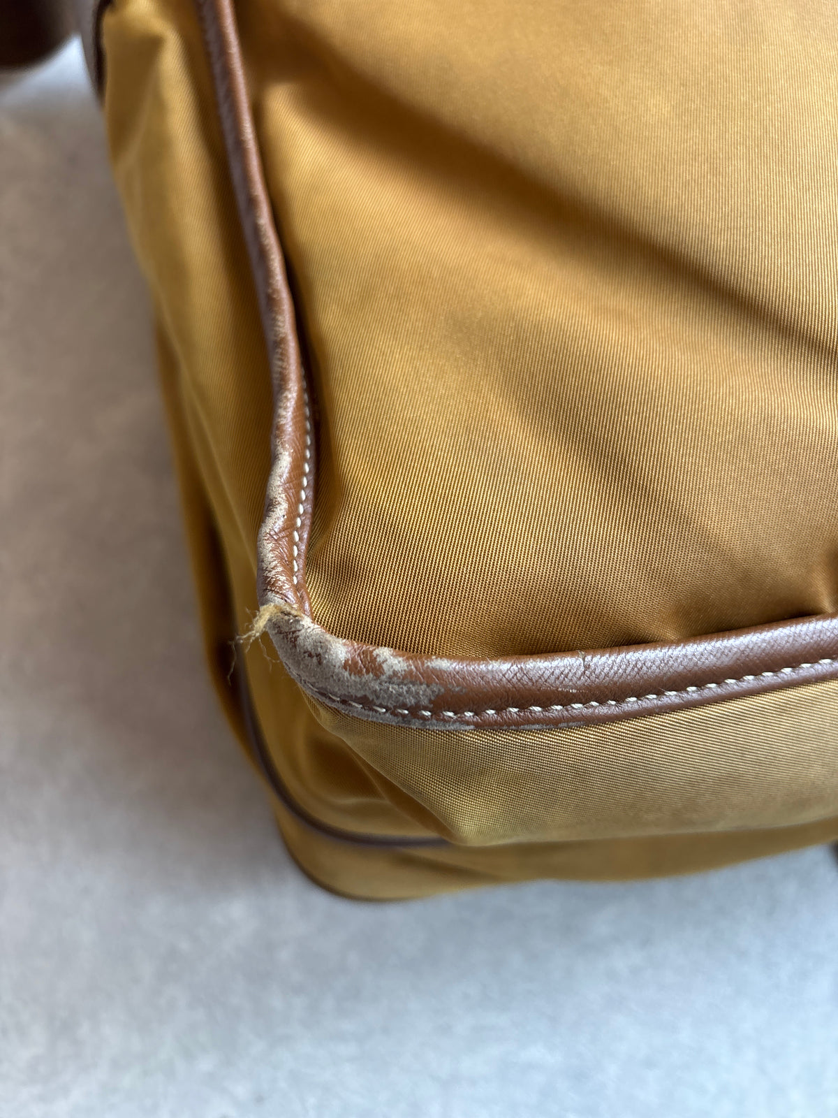 Prada Messenger Bag Mustard