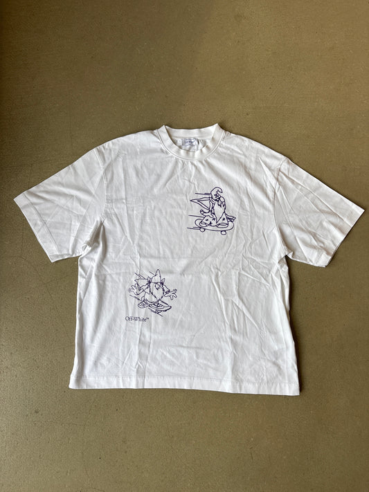 Off-White Clean Skate Tee White