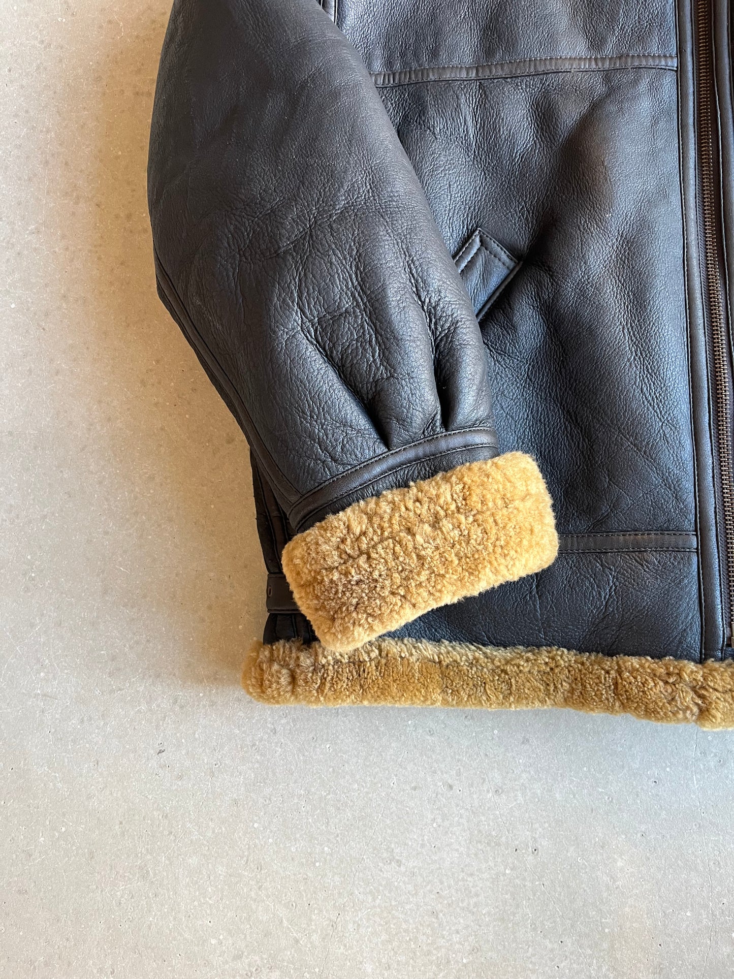 Wrangler Aviator Jacket Brown XXL