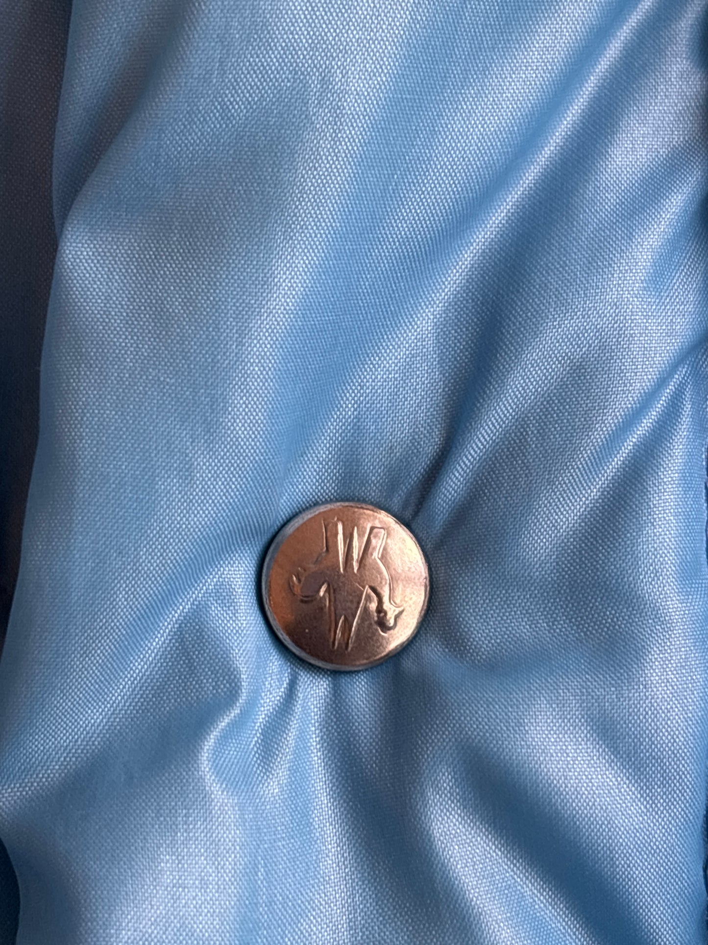 Vintage Moncler 80s Grenoble Puffer Jacket Blue 4XL