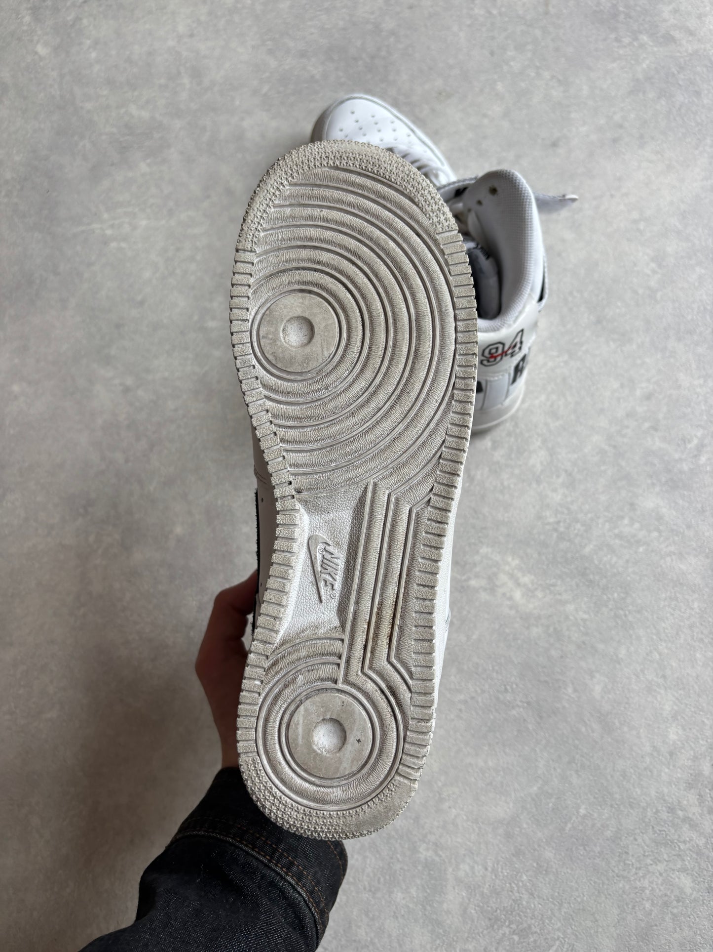 Nike X Supreme Air Force 1 High White 44