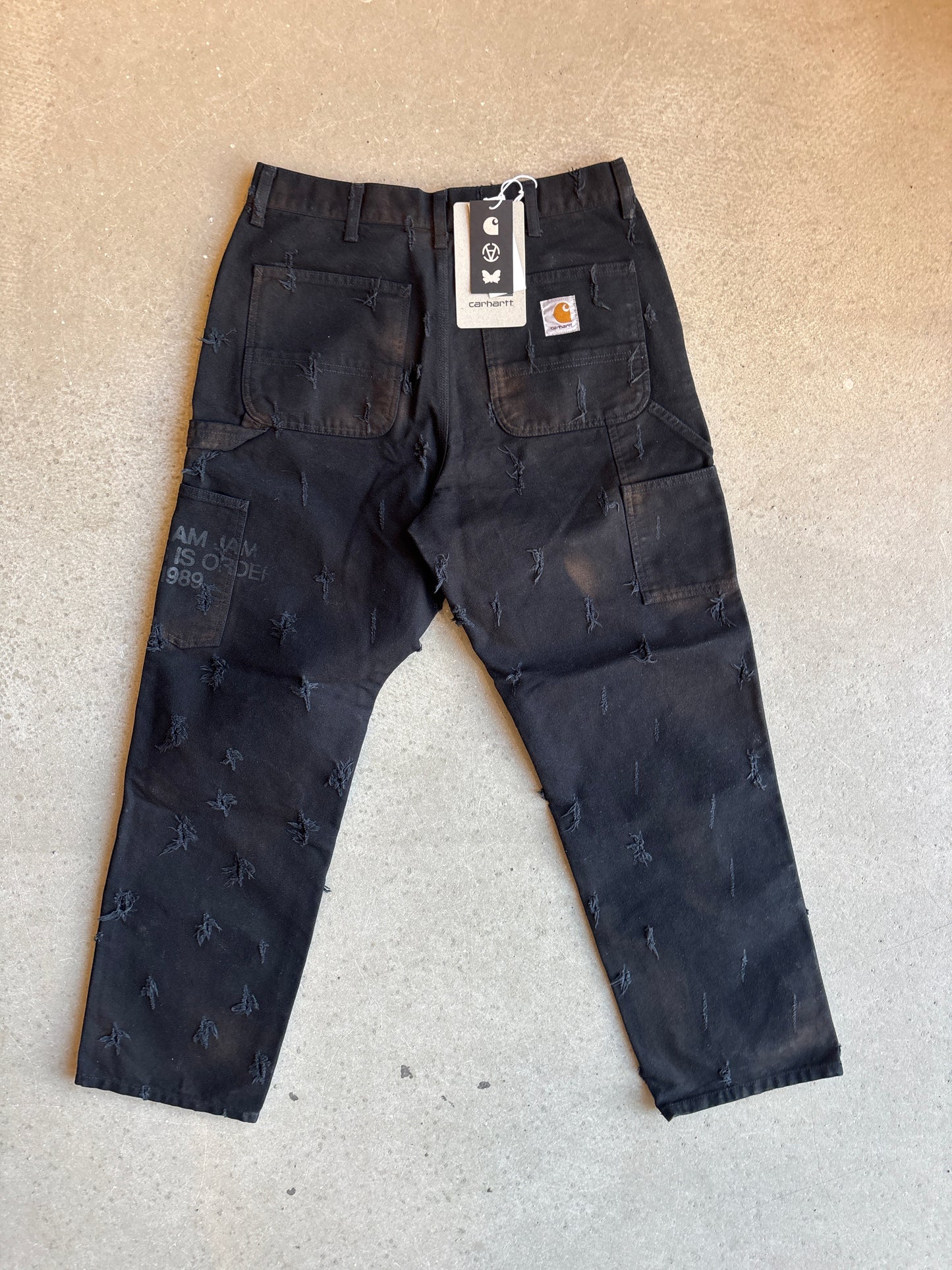 Carhartt X Slam Jam Pants Black size 32 x 32
