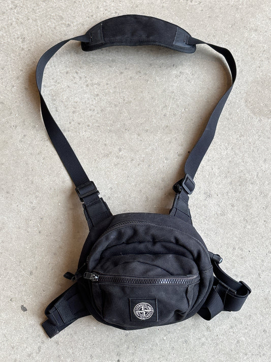 Stone Island Front Bag Black