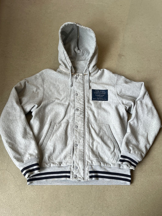 Patta X Reigning Champ Fleece Hoodie Grey XL
