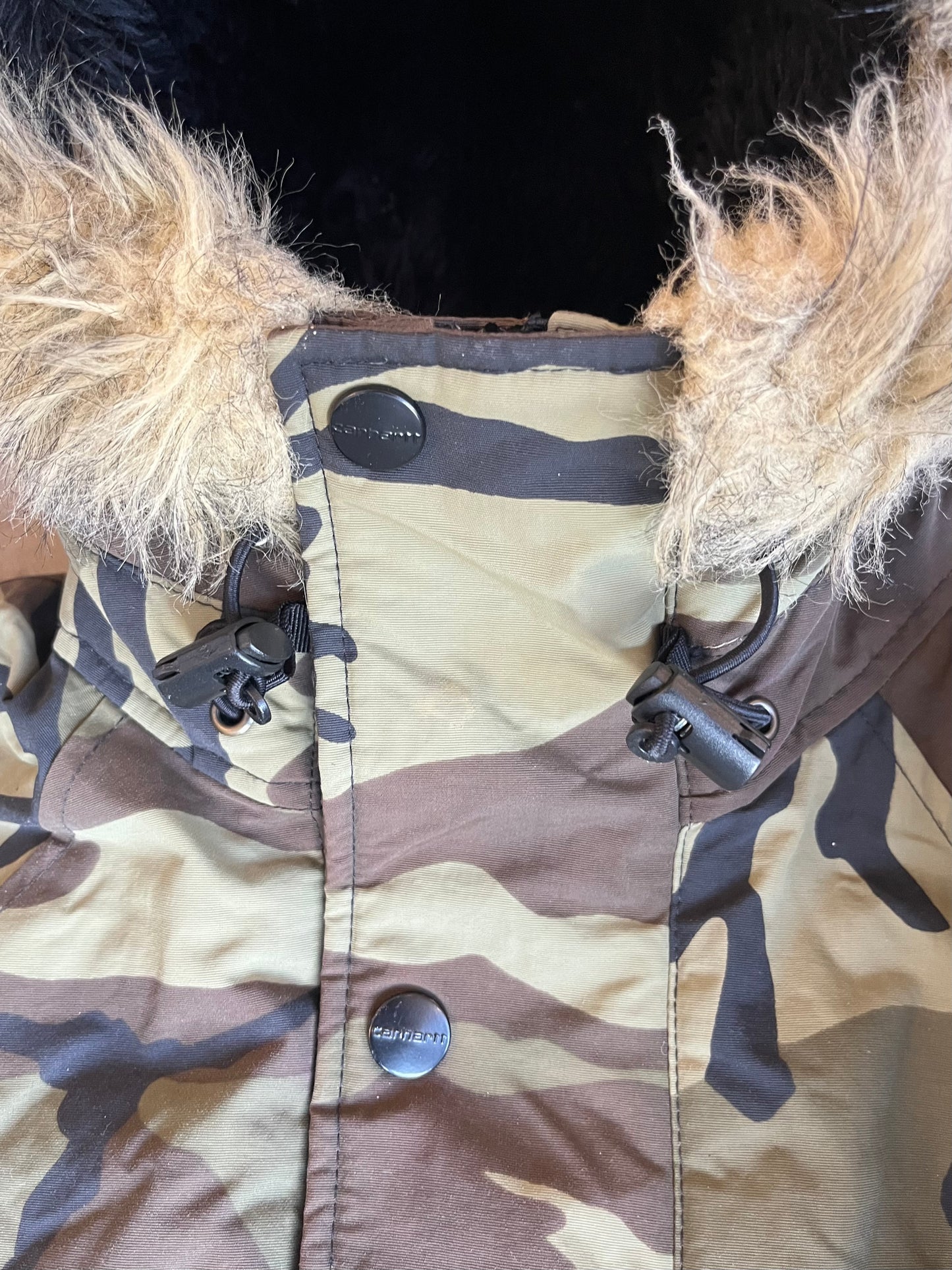 Carhartt Camo Fur Parka Medium