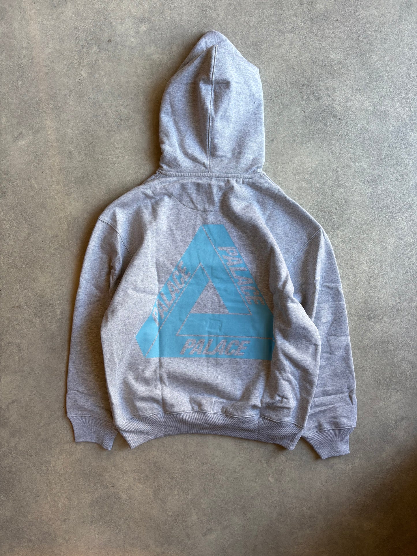 Palace Tri-Ferg Hood Grey Marl