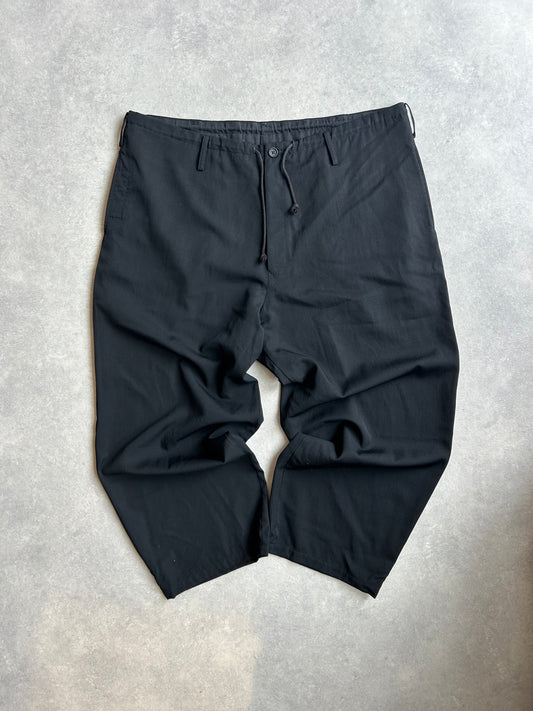 yohji yamamoto Pour Homme Lightweight Lana Wool Pants Black