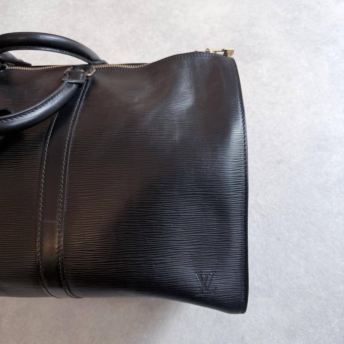 Louis Vuitton Epi Keepall 45 Weekend Bag Black