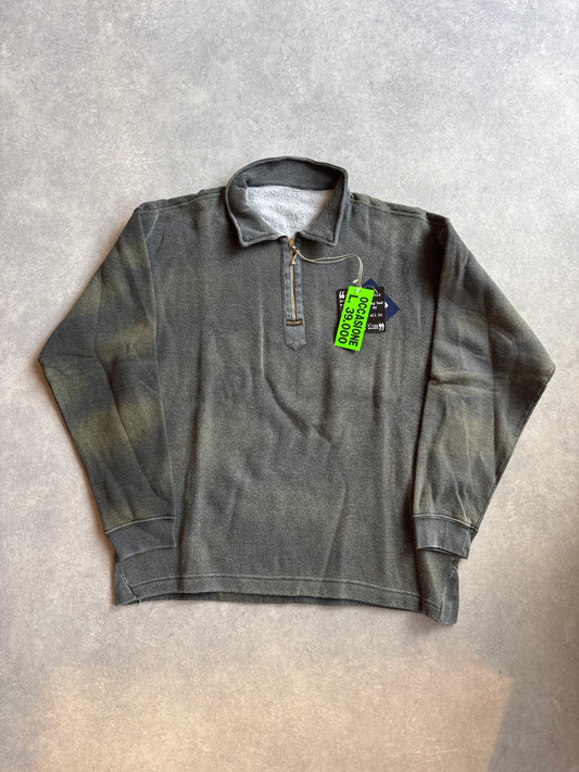Blue one Zip-up Sweater Grey  L