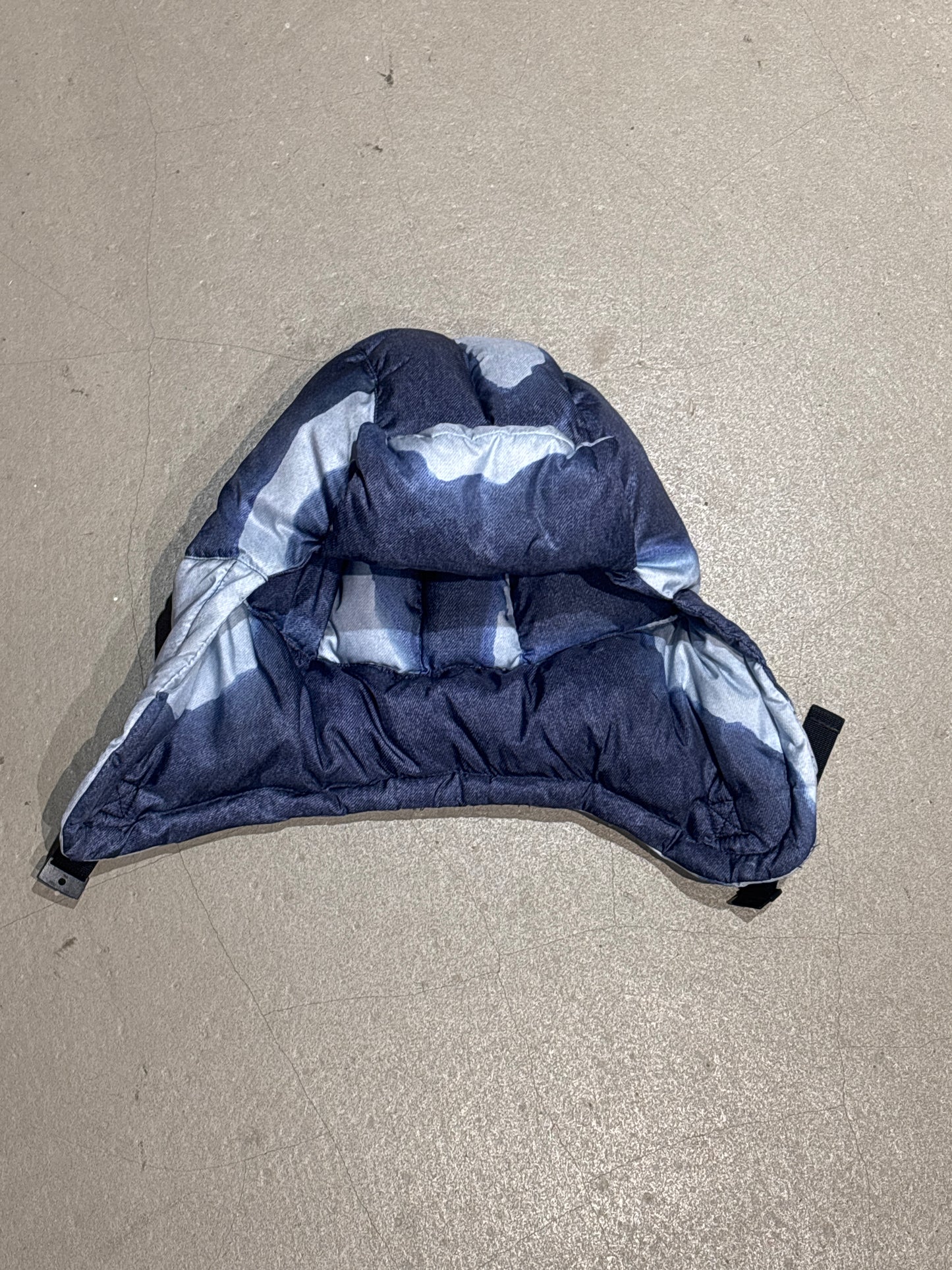 Supreme The North Face Bleached Denim Print Nuptse Trooper S/M