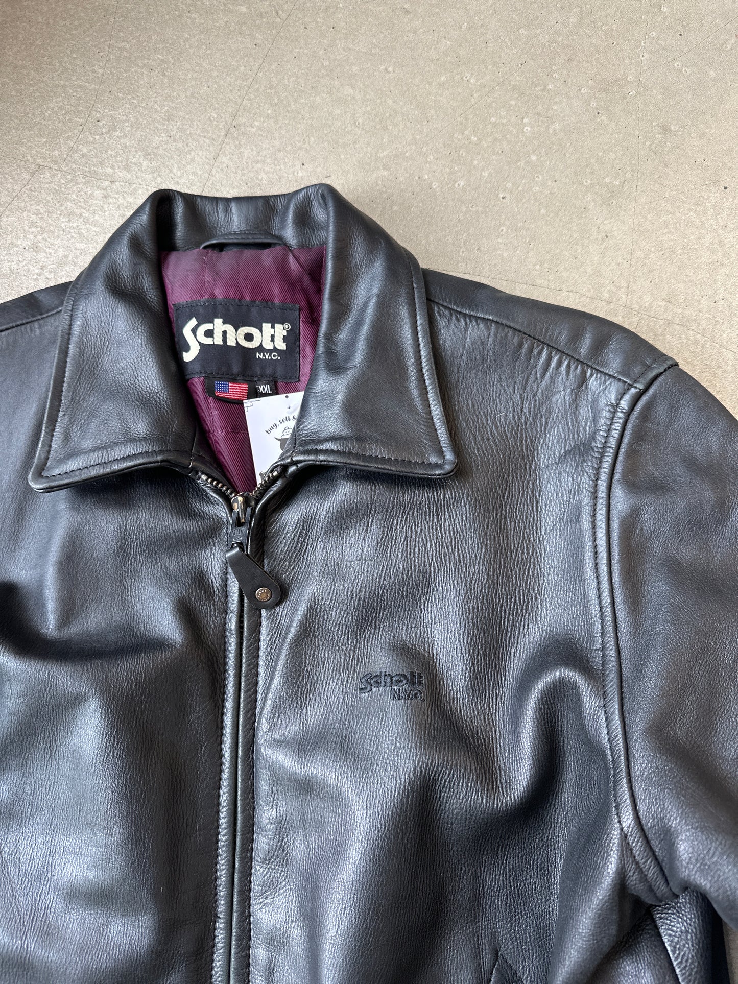 Schott Leather Jackets Black XXL