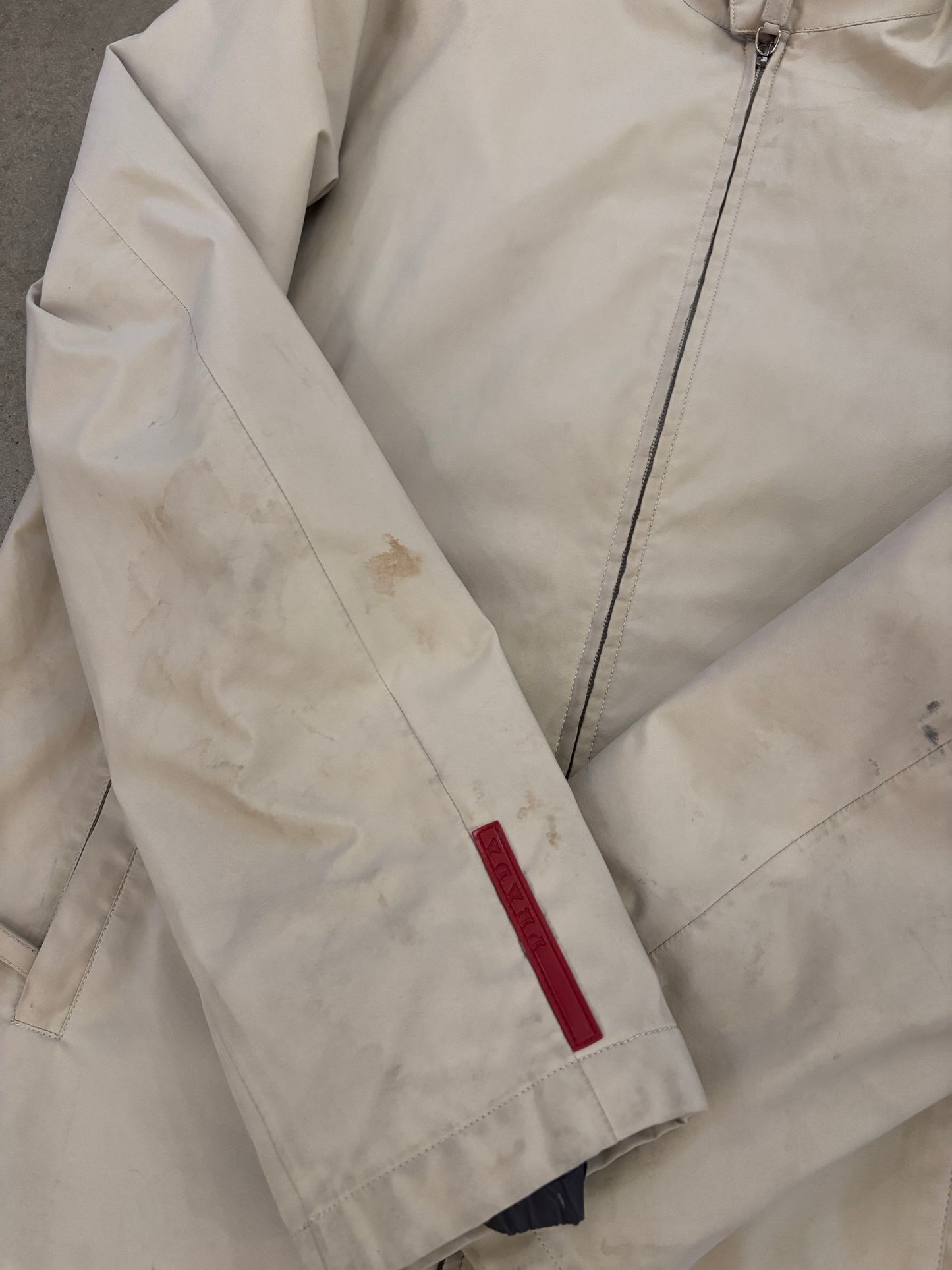 Vintage Prada Gore-Tex Jacket Beige 48