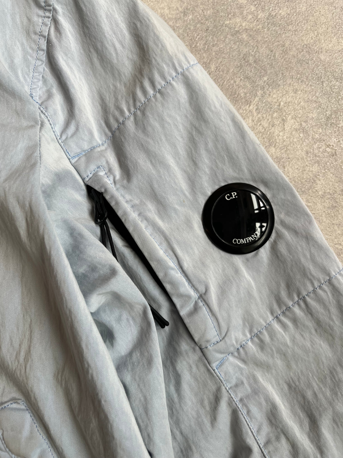 CP Company Raso C-P Garment Dyed Jacket Blue/White