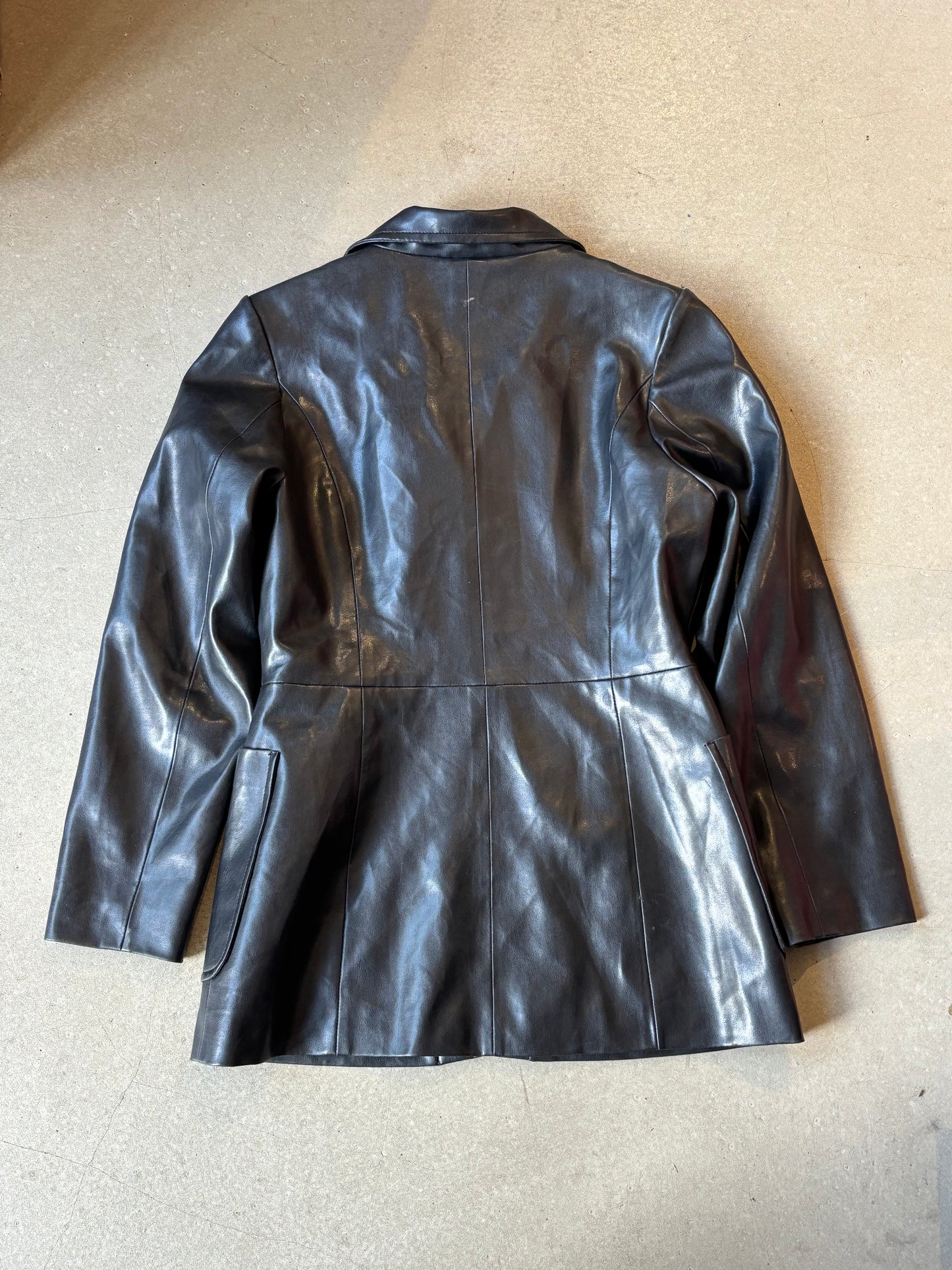 Anne L. Leather Jacket Black 40