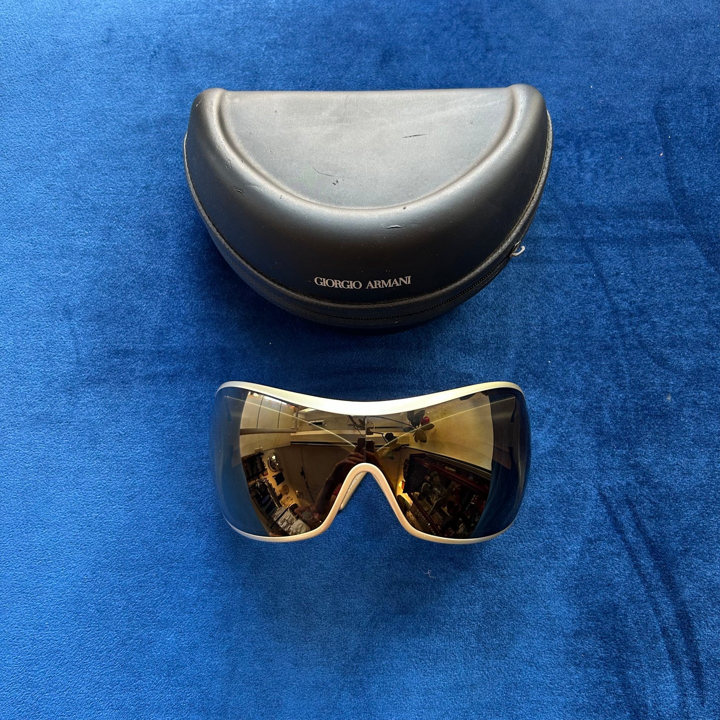 Giorgio Armani GA 571/S Sunglasses Silver
