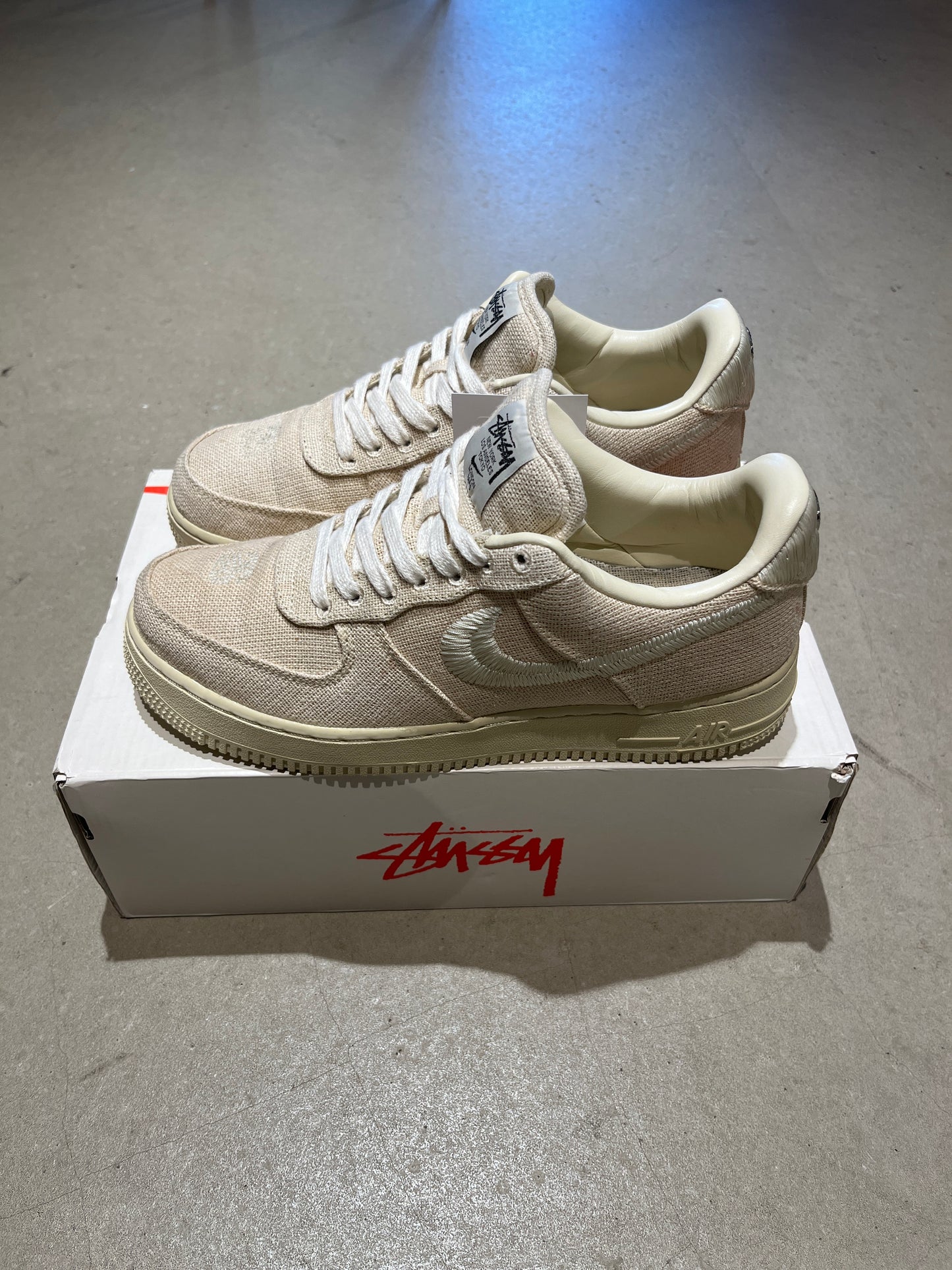 Nike x Stussy Air Force 1 Low Fossil 42