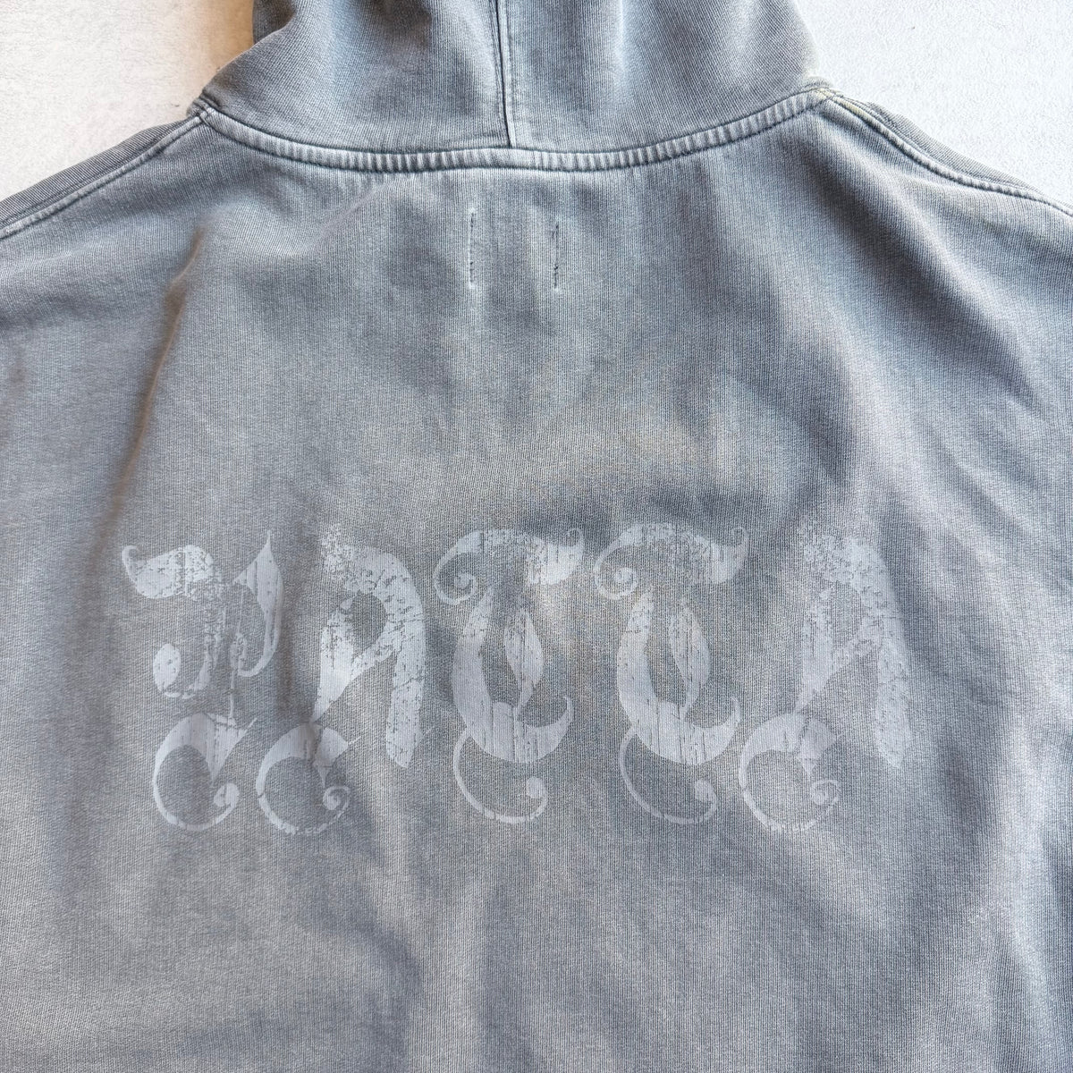 Patta Studded Washed Zip Up Hooded Sweater XL