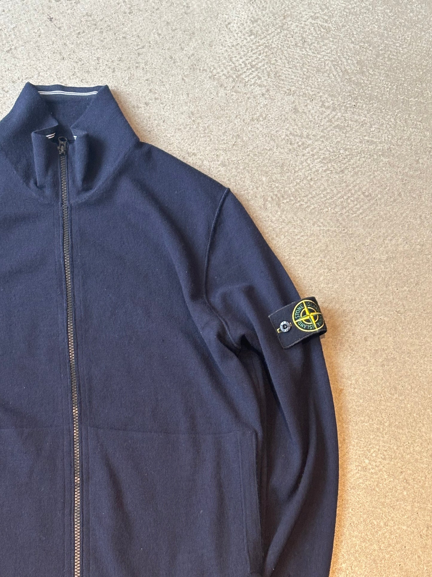 Stone Island Full Zip Navy Knitwear Size XL