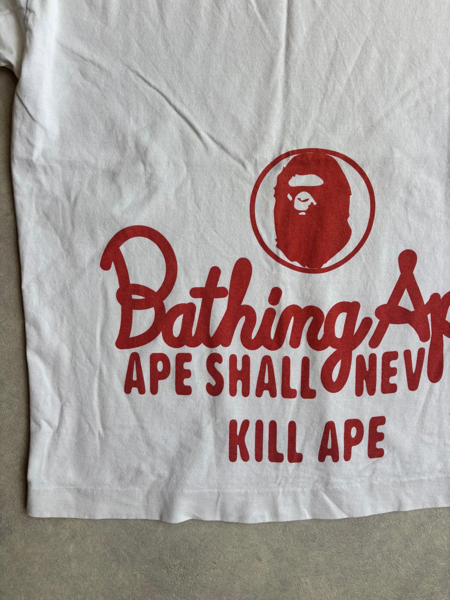 Bape "ASNKA" Tee White XL