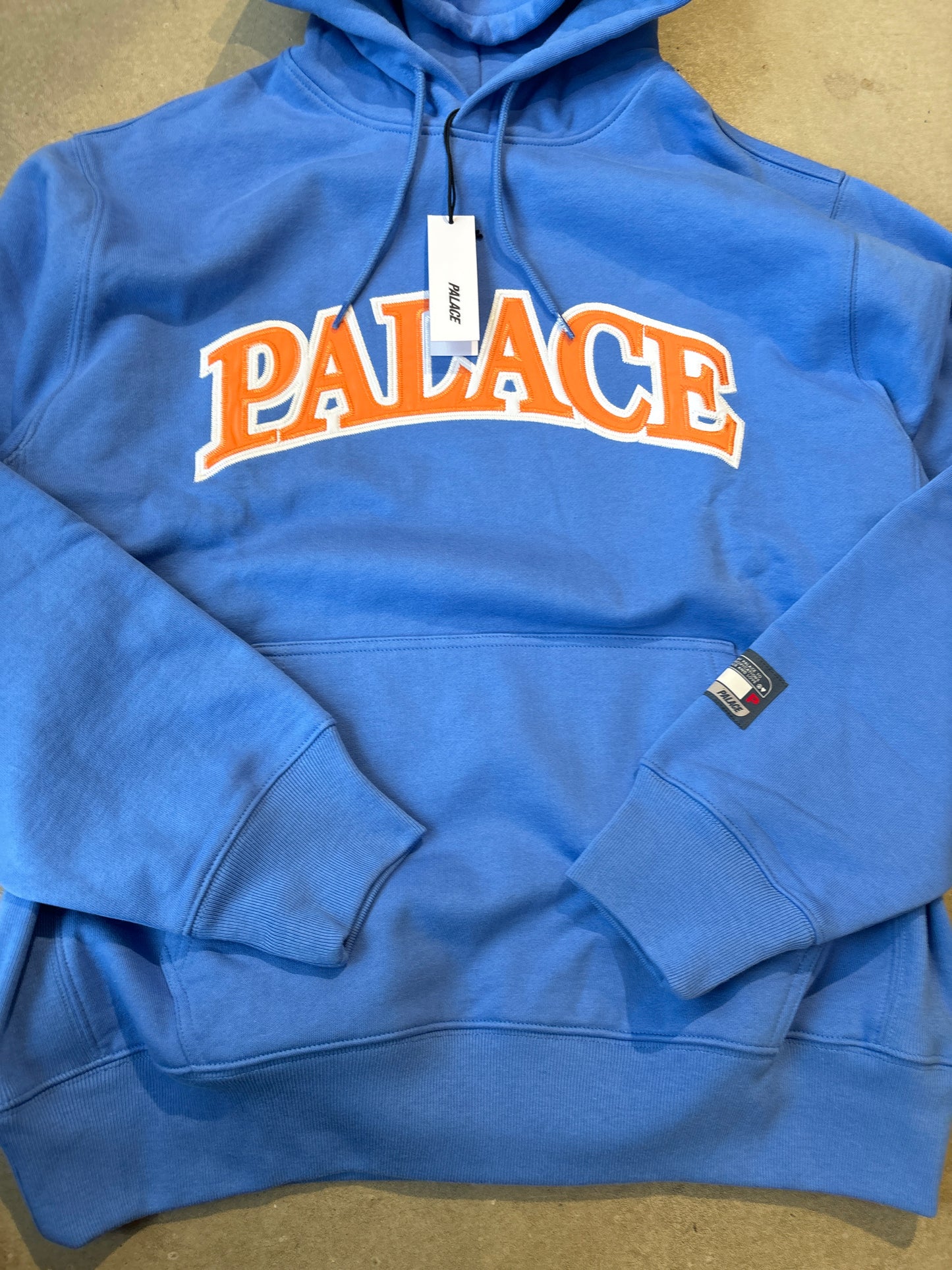 Palace Arc Applique Hood Palatial Blue