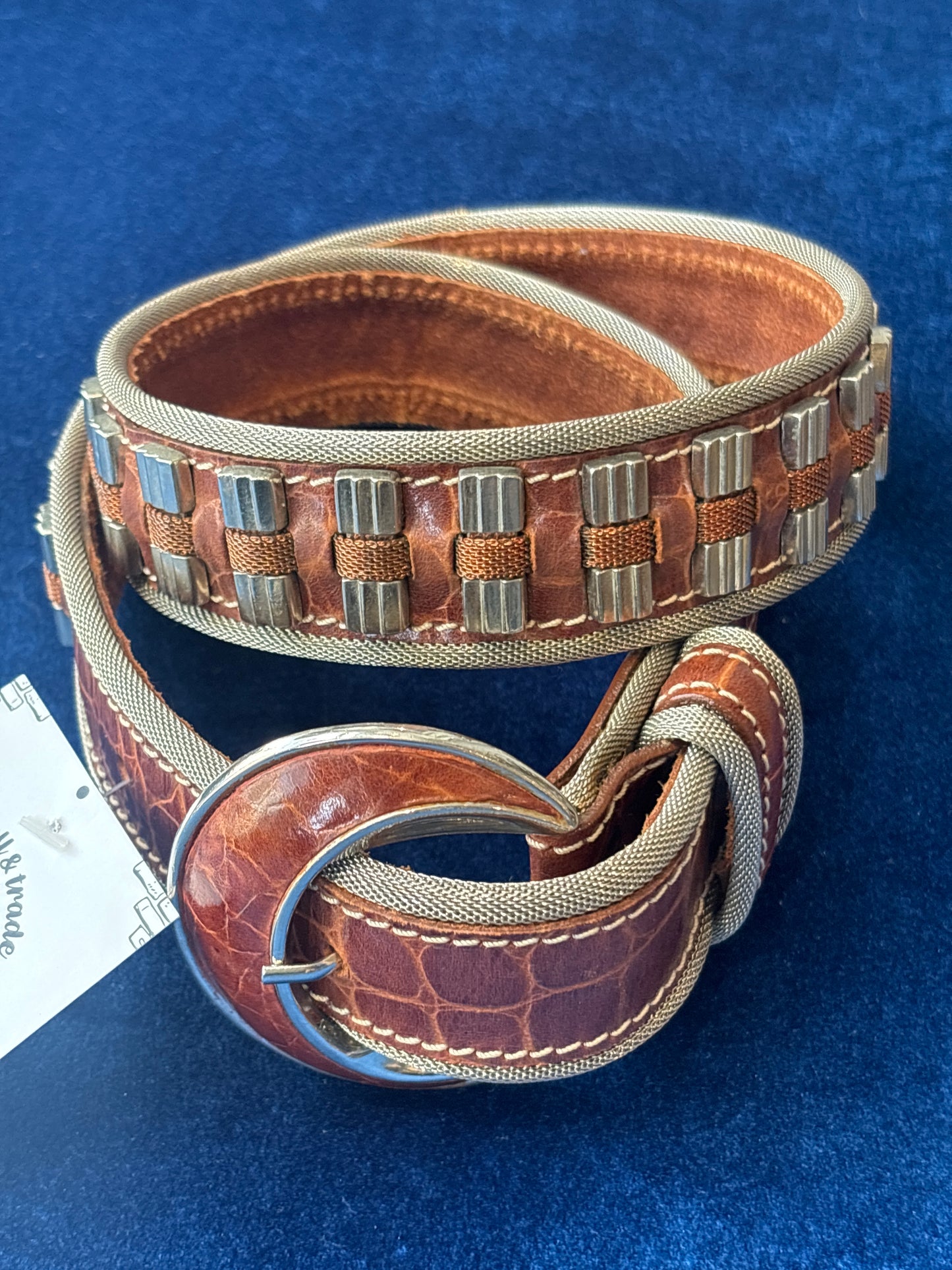 Vintage Leather Brown Belt