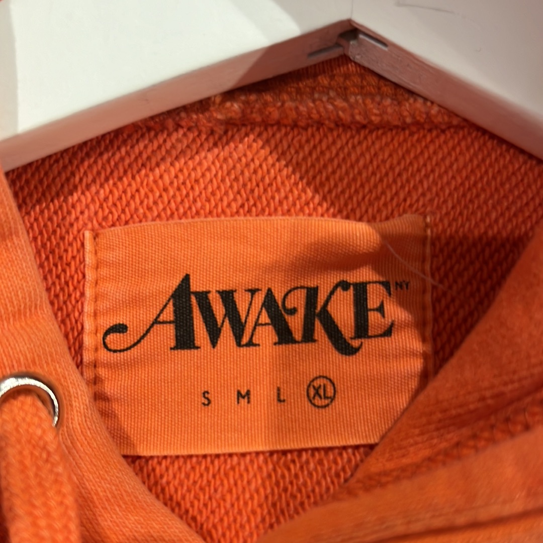 Awake Orange Logo Hoodie XL