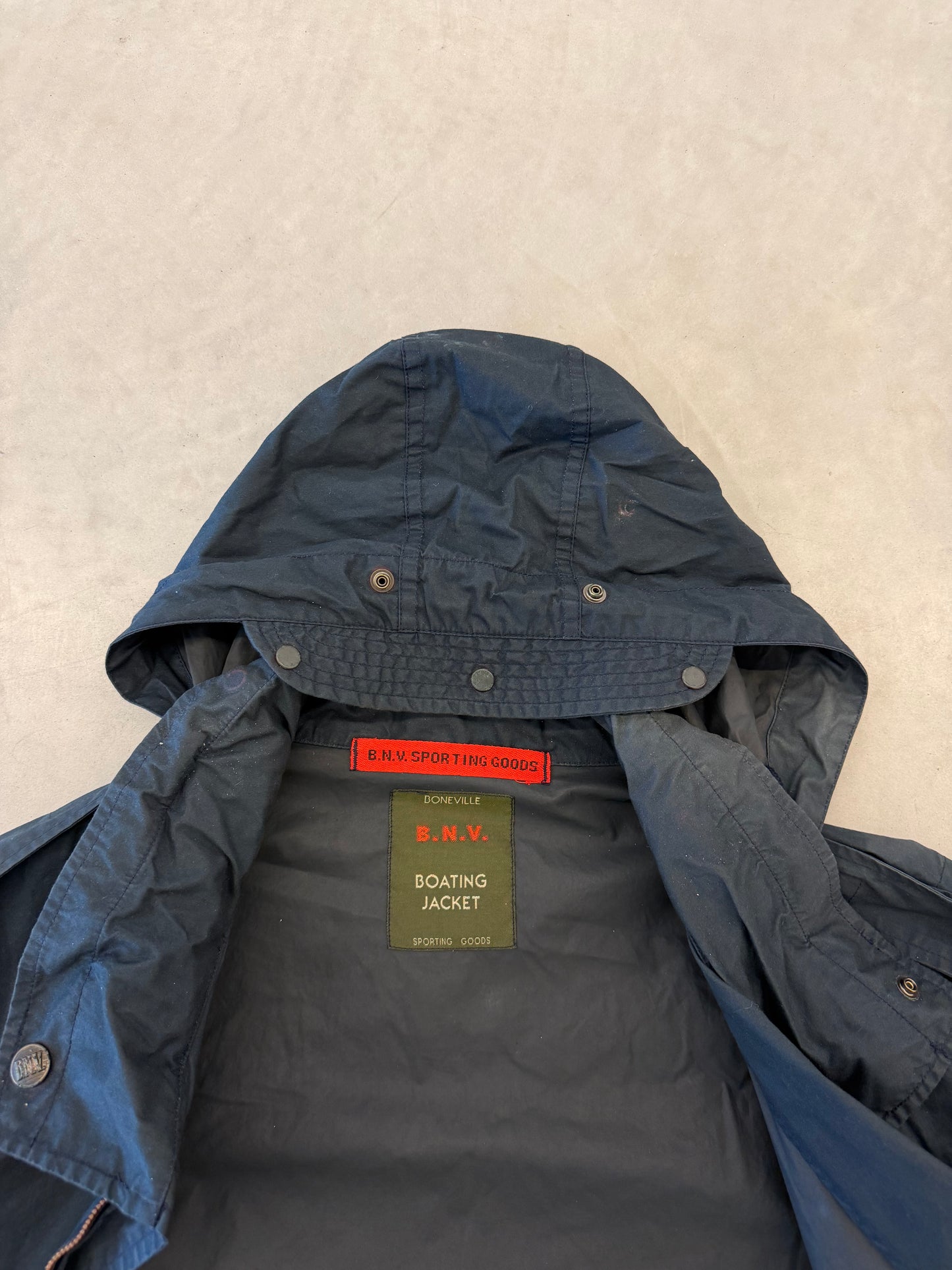 Boneville Boating Sporting Goods Jacket Navy Tg. 50 (L)