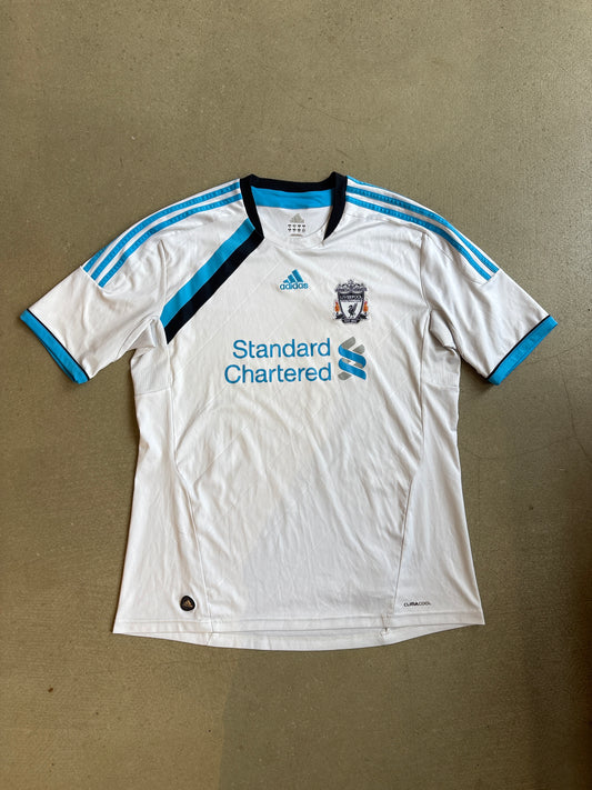 Adidas Liverpool 2011-2012 Jersey White XL