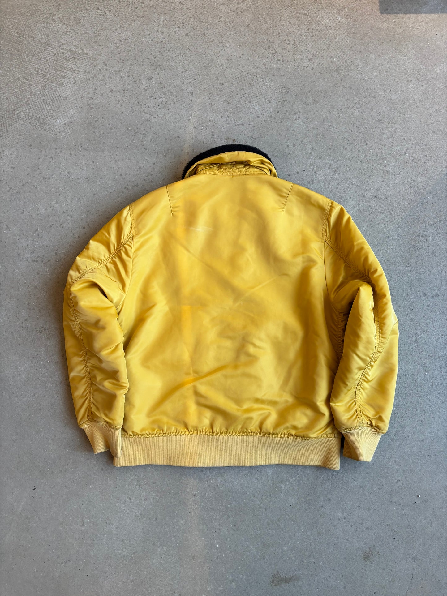 Supreme FW15 Tanker Jacket Yellow Large