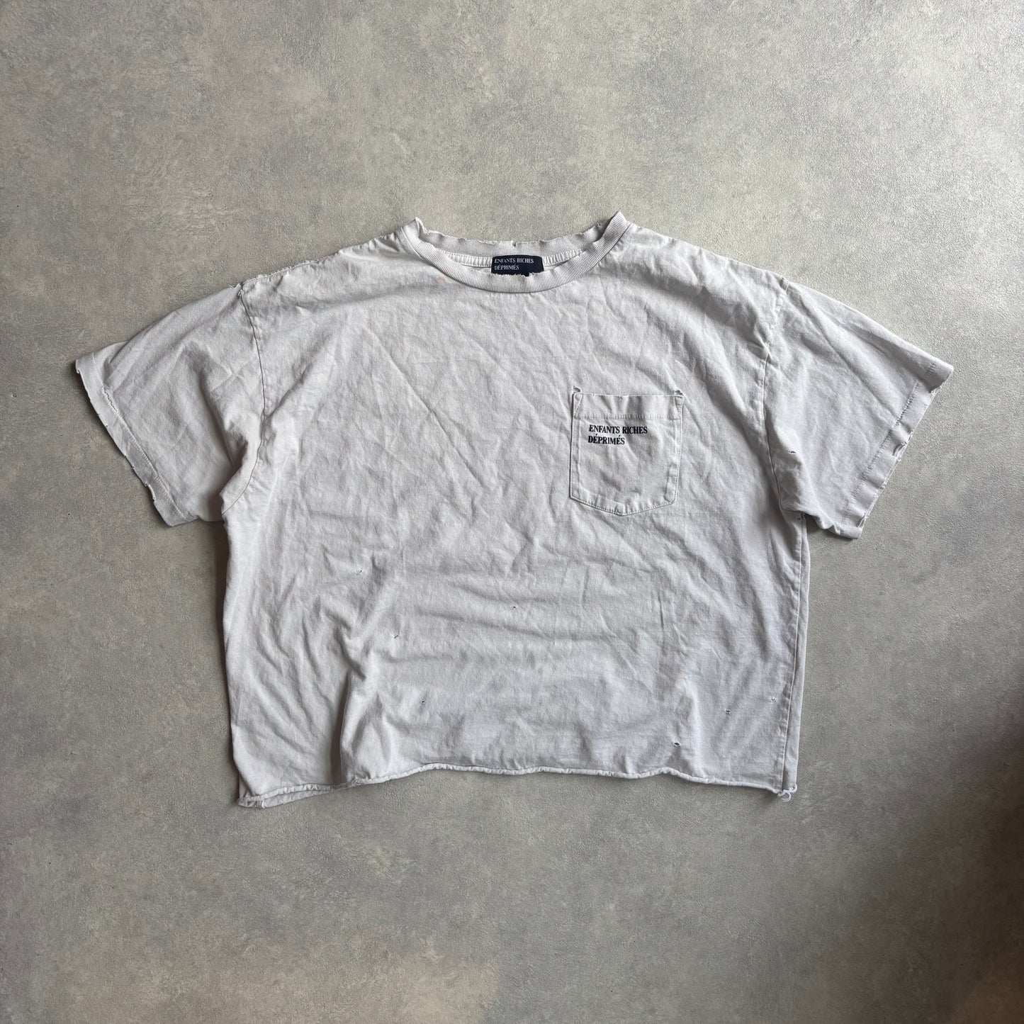 Enfants Riches Déprimés E.R.D Mens White Pocket tee
