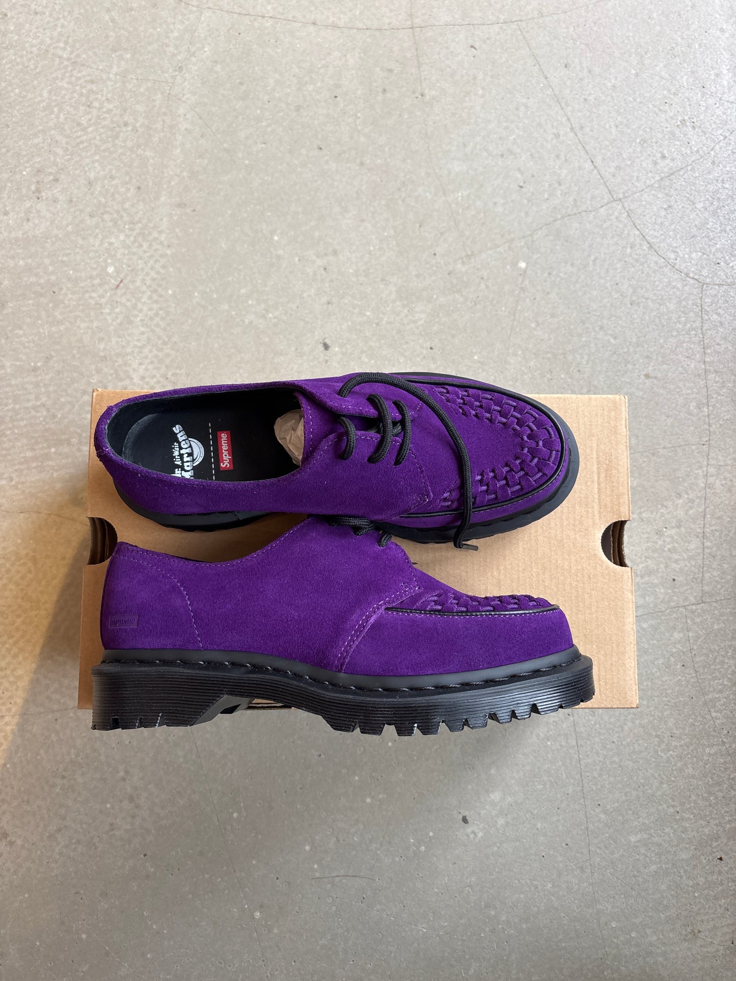Supreme x Dr Martens Ramsey Purple EU38