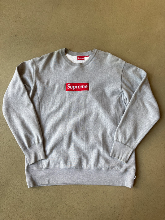 Supreme Box Logo Crewneck 2005 Grey XL