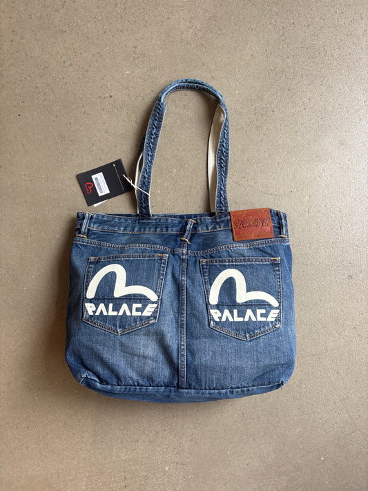 Palace x Evisu Denim Tote Light Wash
