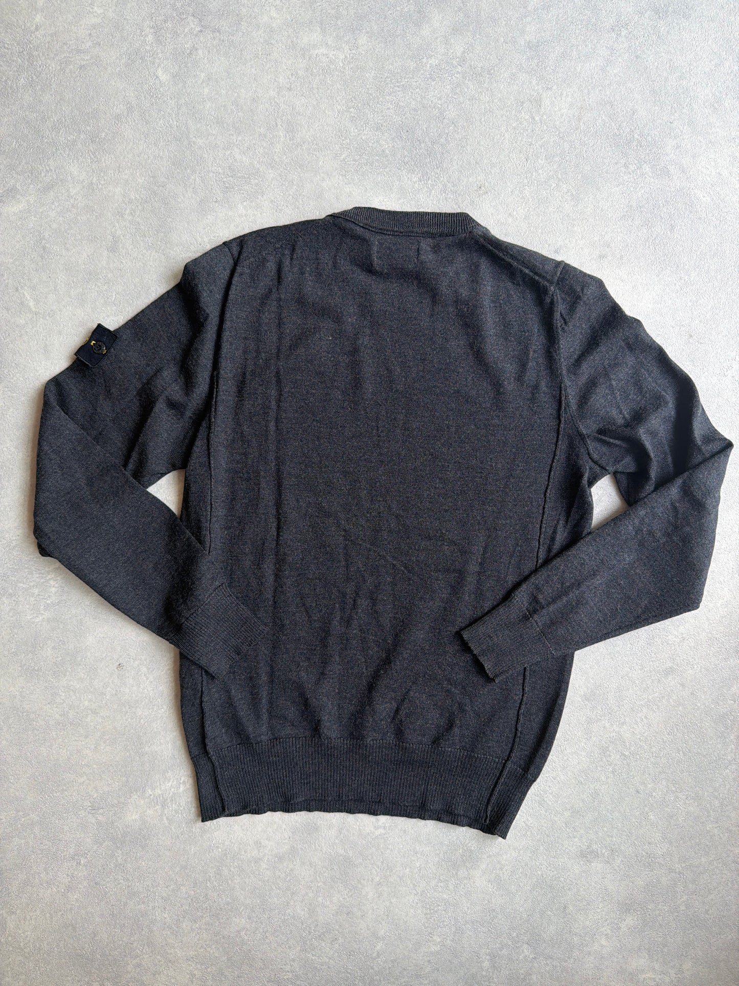 Stone Island Wool Crewneck Grey L