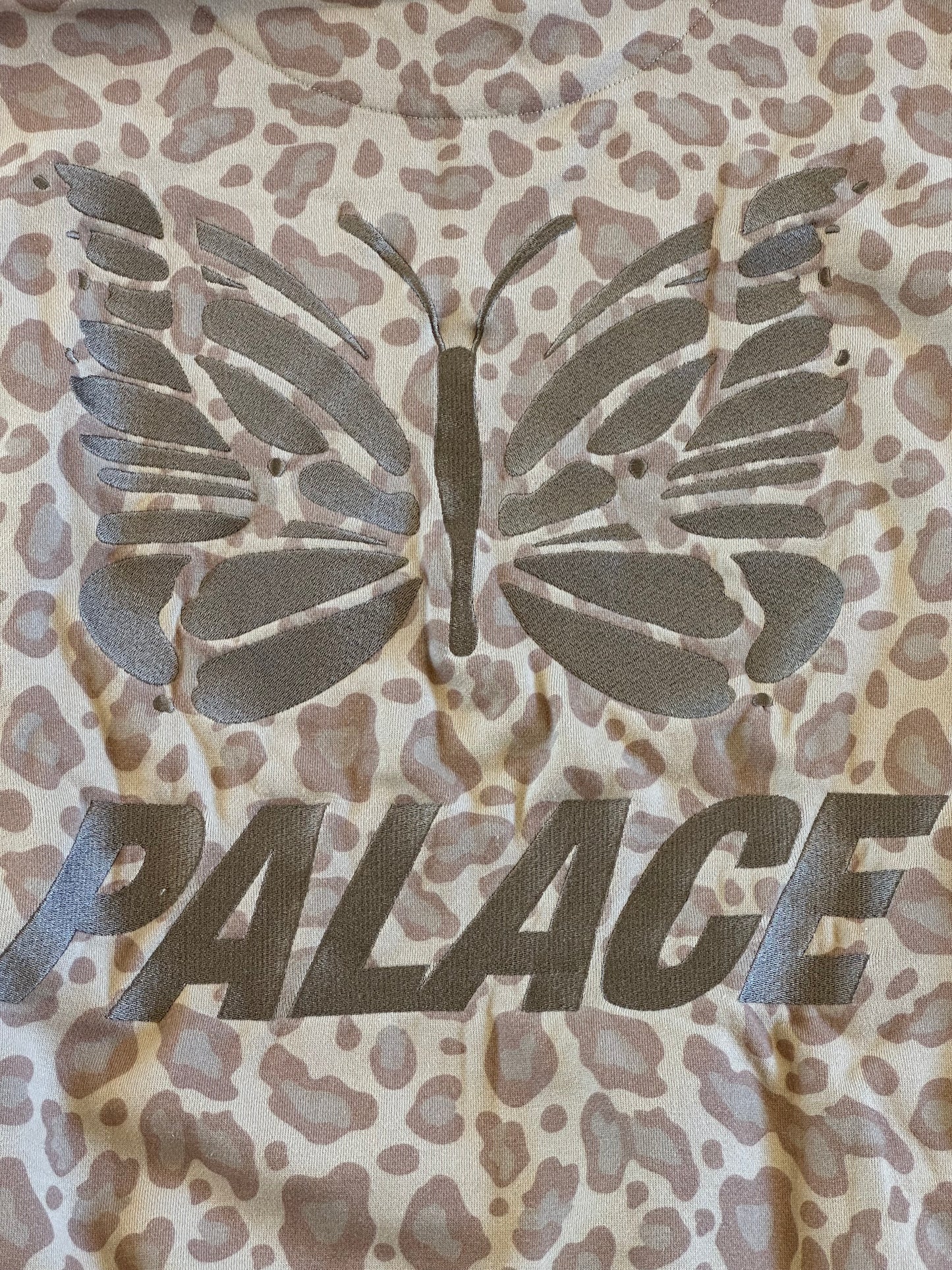 Palace x Needles Hood Sand XL