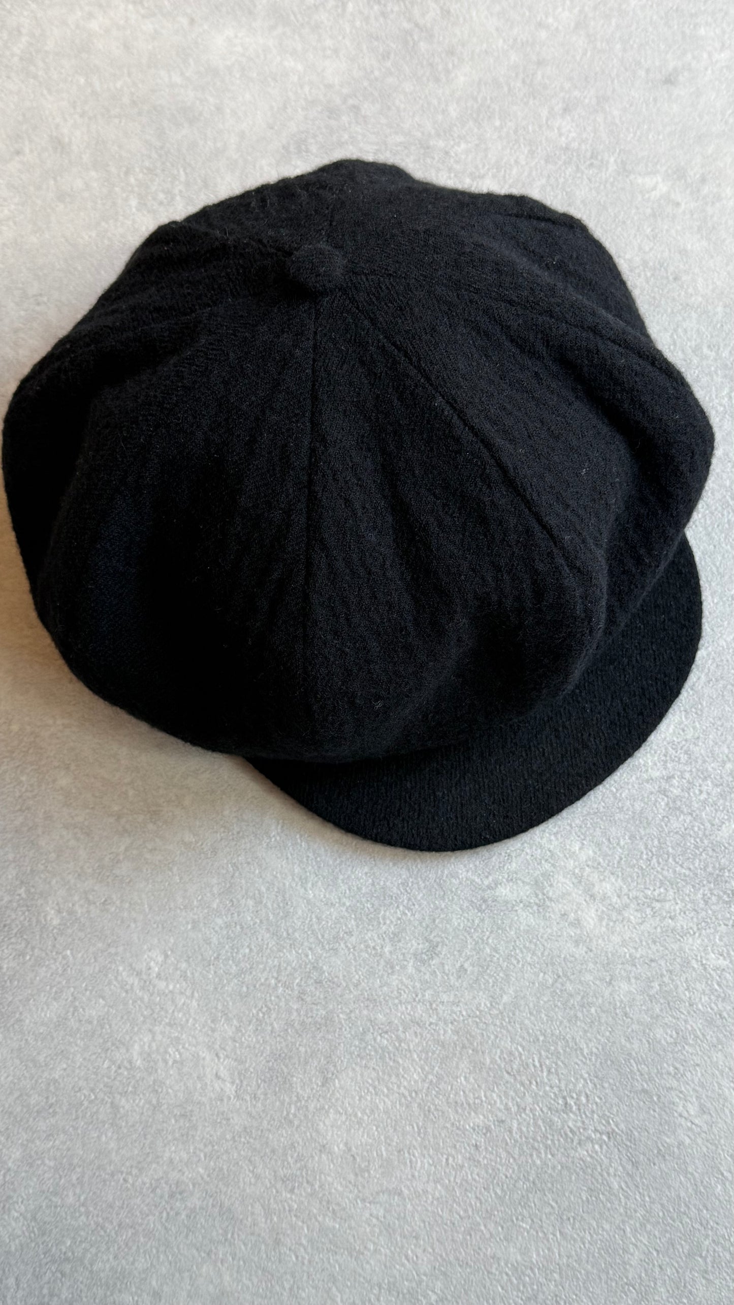 Yohji Yamamoto Classical Wool BK Casket Hat