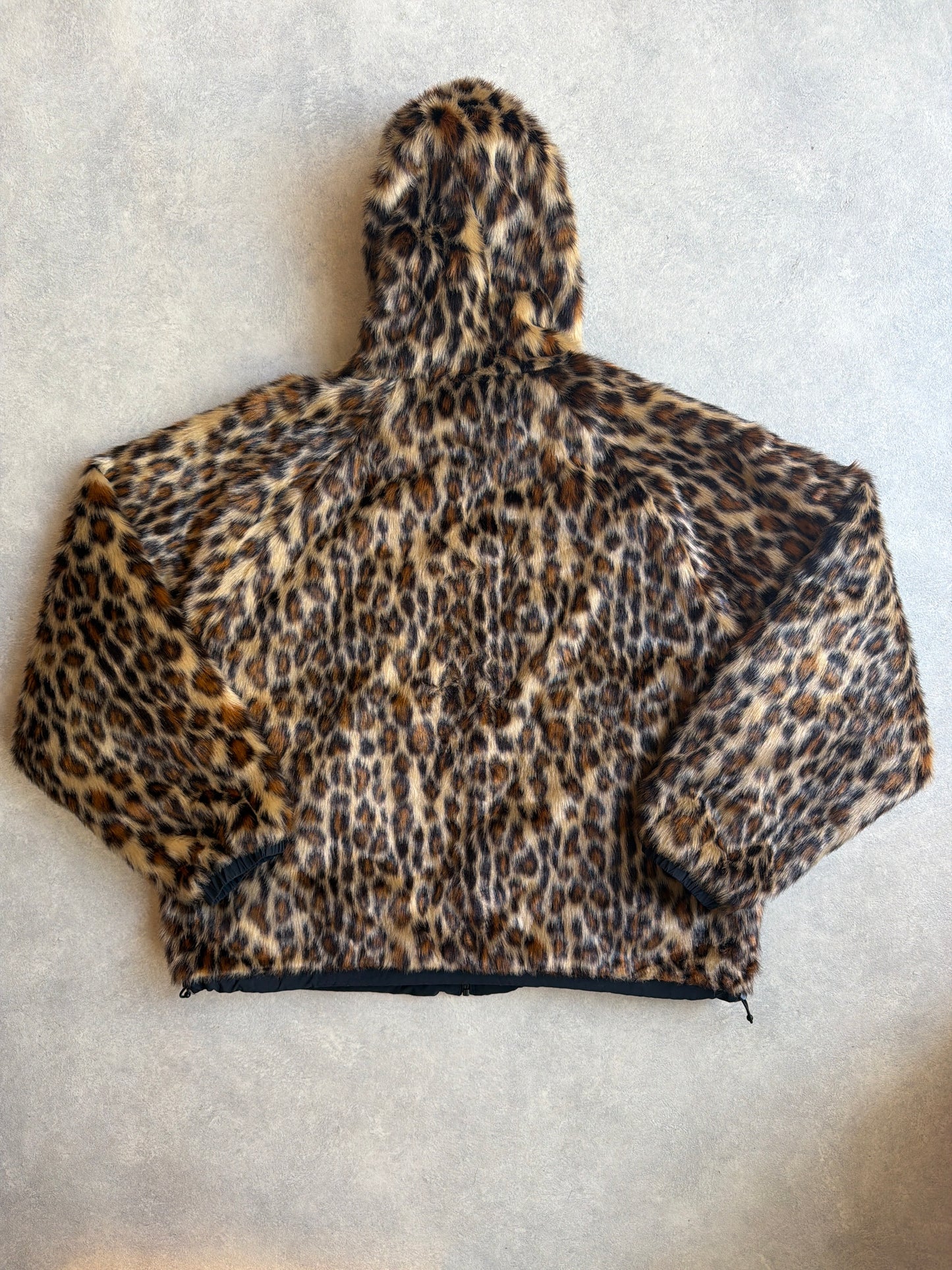 Supreme Faux Fur Reversible Hooded Track Jacket XL