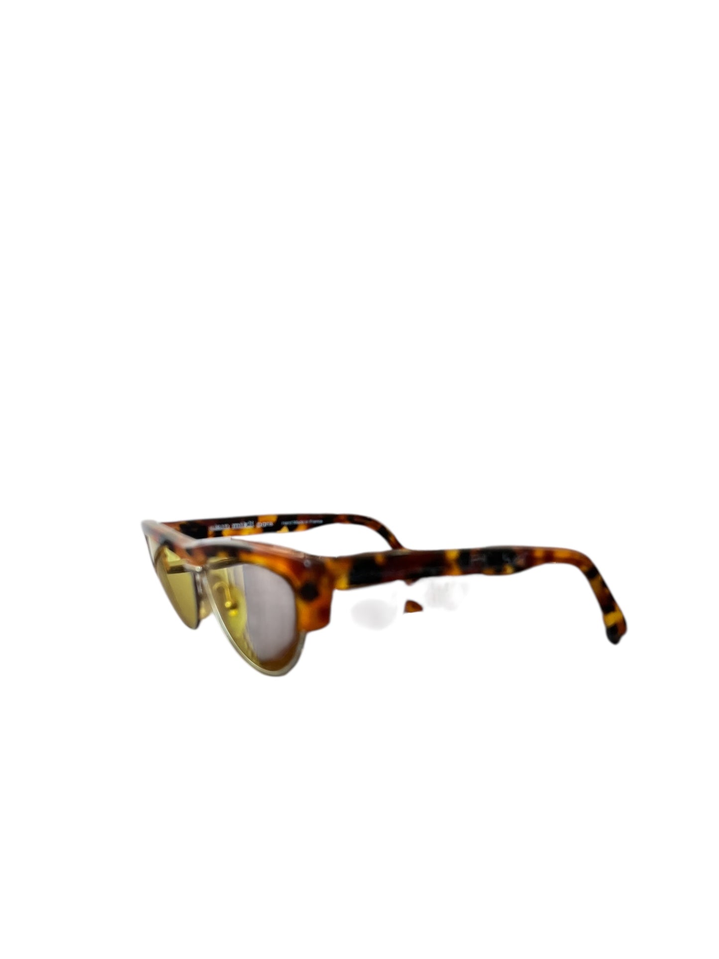 Alain Mikli Sunglasses  Brown Yellow