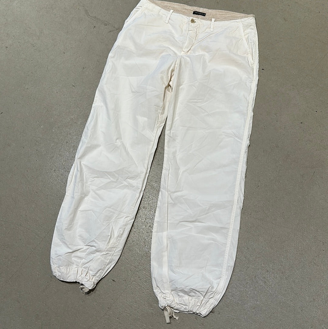 CP Company Parachute Pants White Small