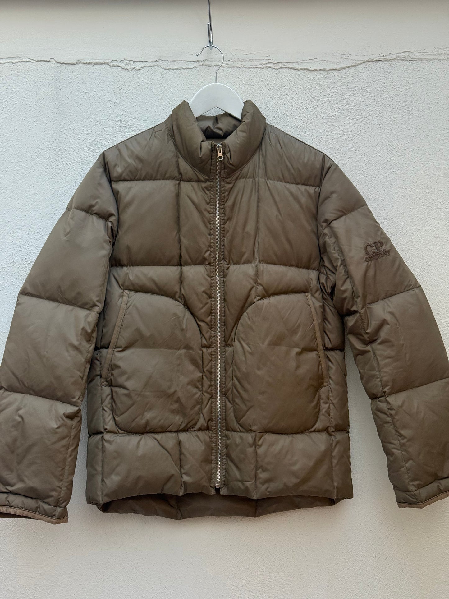 Cp Company Junior Piuma D'oca Puffer Brown 16
