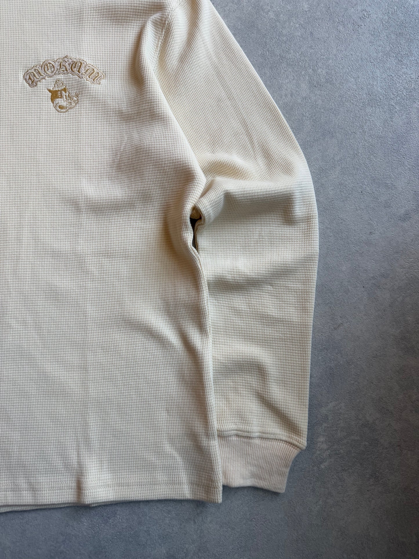 Basic Mokum Waffle Longsleeve Beige