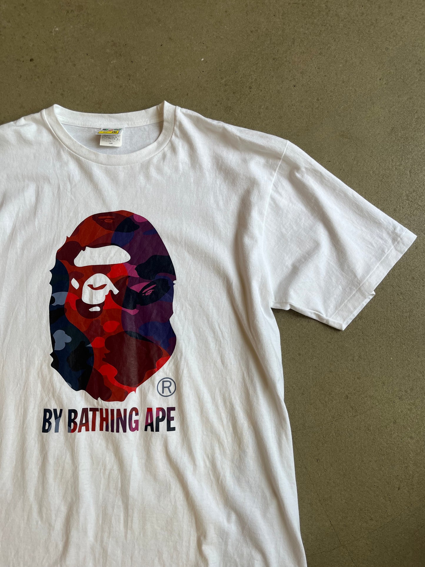 Bape Color Camo White Tee XXL