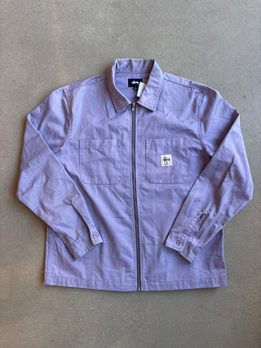 Stussy Workwear Overshirt Lilac L