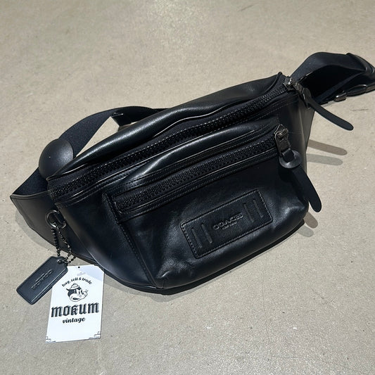 Coach Belt Bag Leather Black