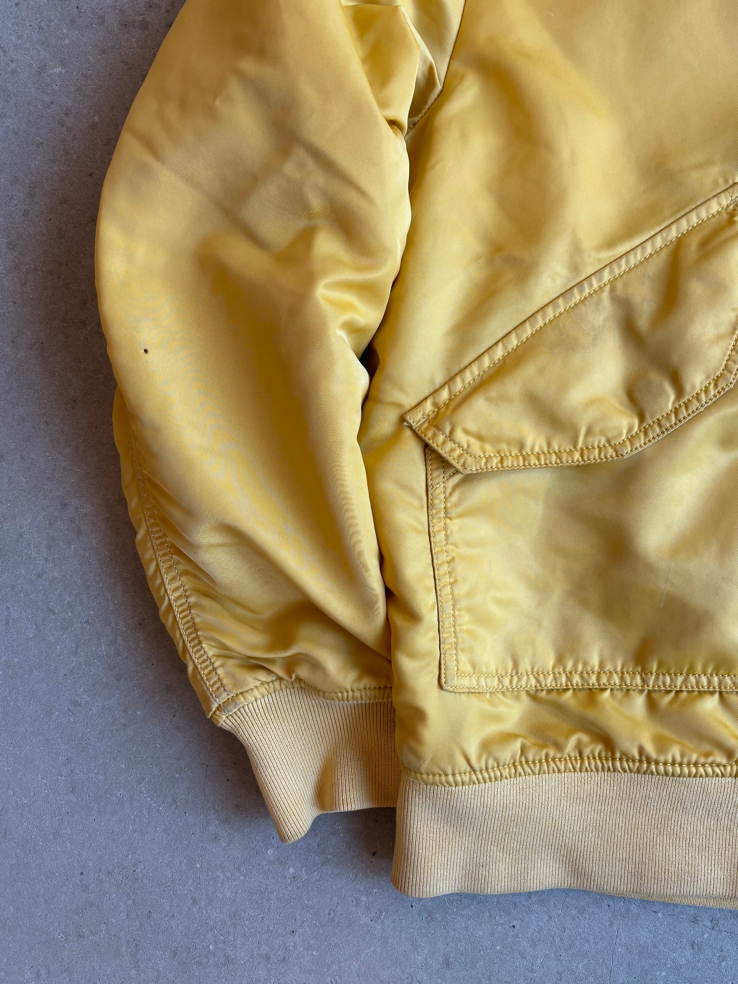 Supreme FW15 Tanker Jacket Yellow Large