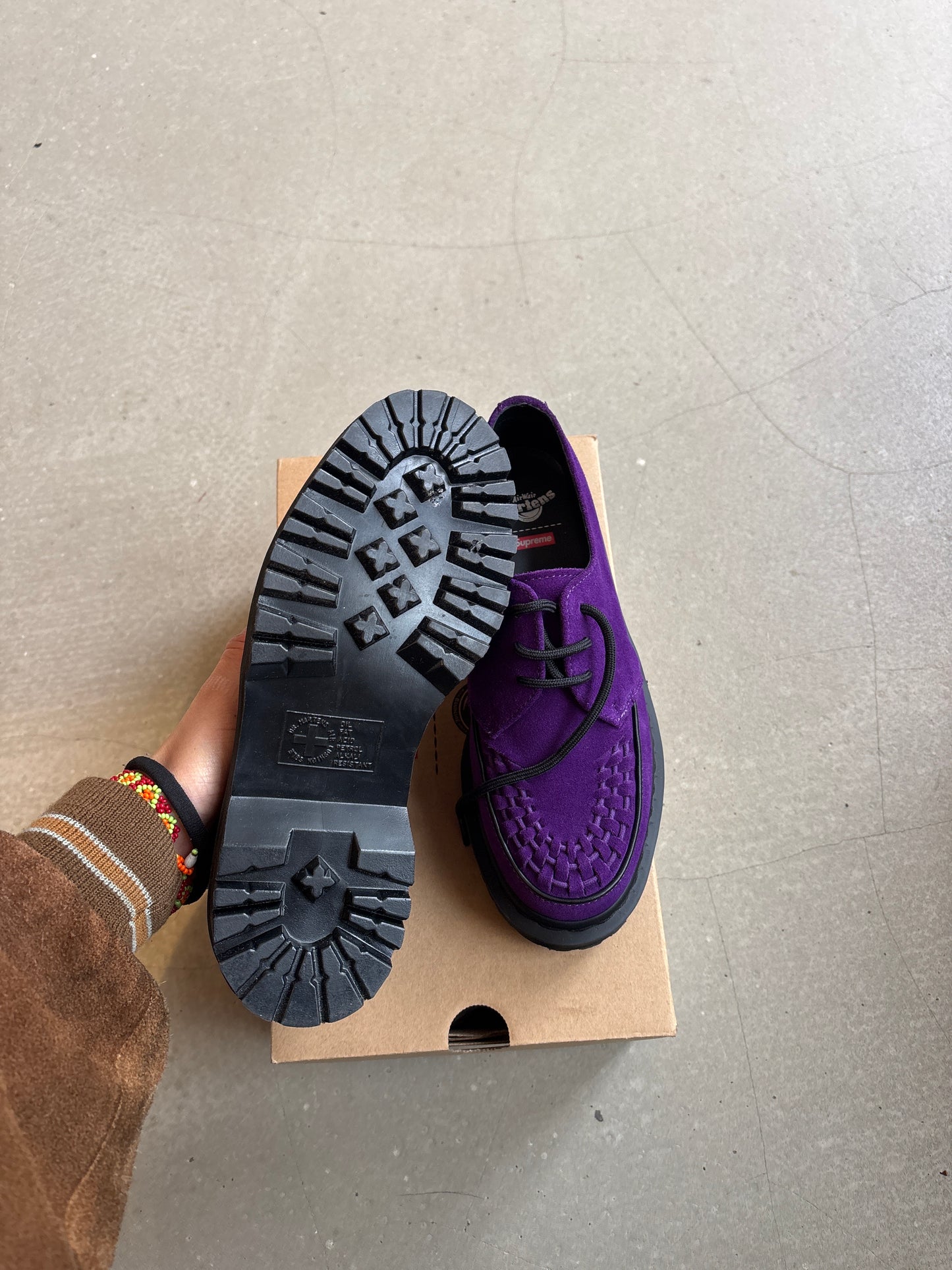 Supreme x Dr Martens Ramsey Purple EU38