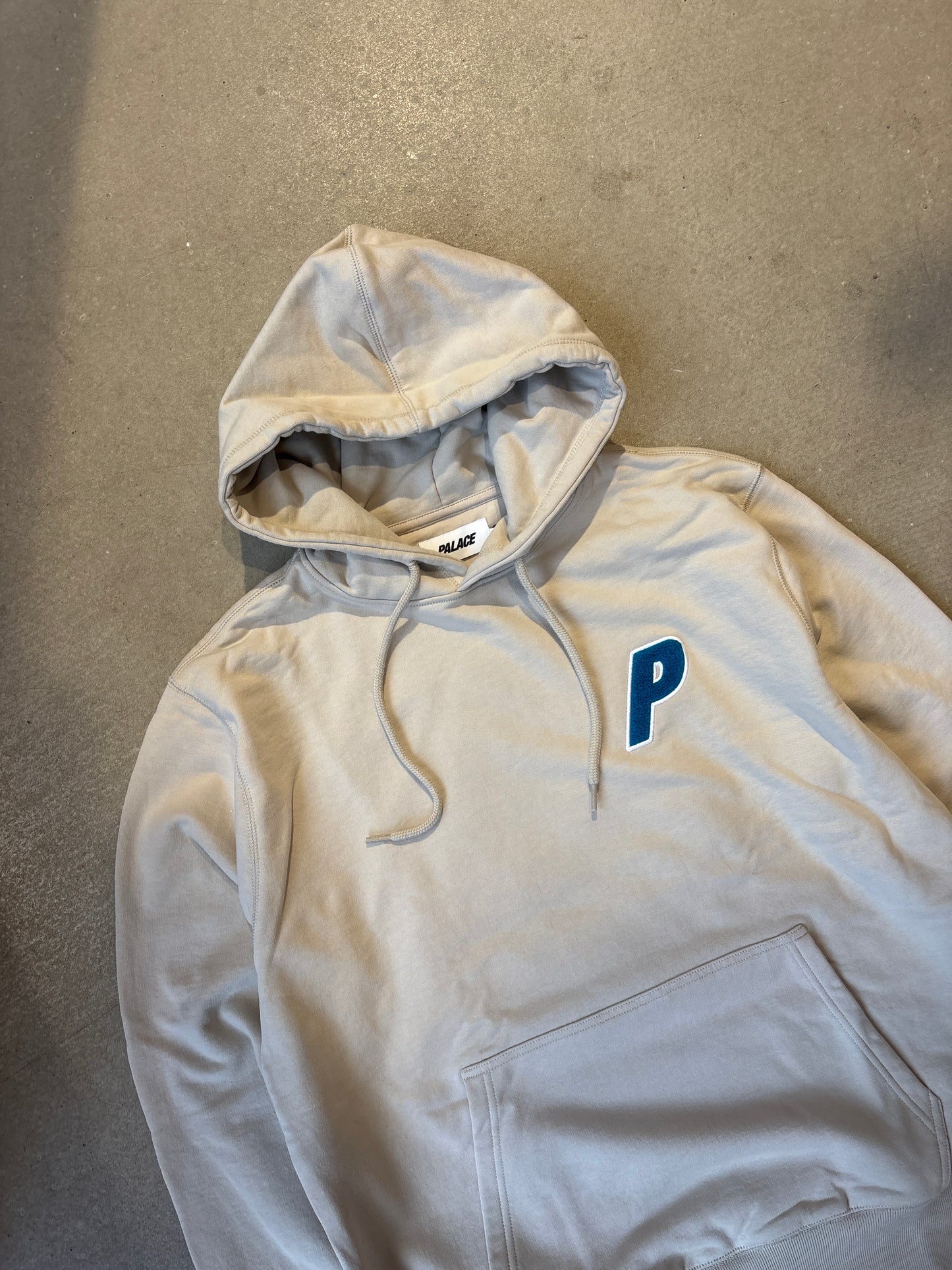 Palace Tri-Chenille Hoodie Oatmeal Large