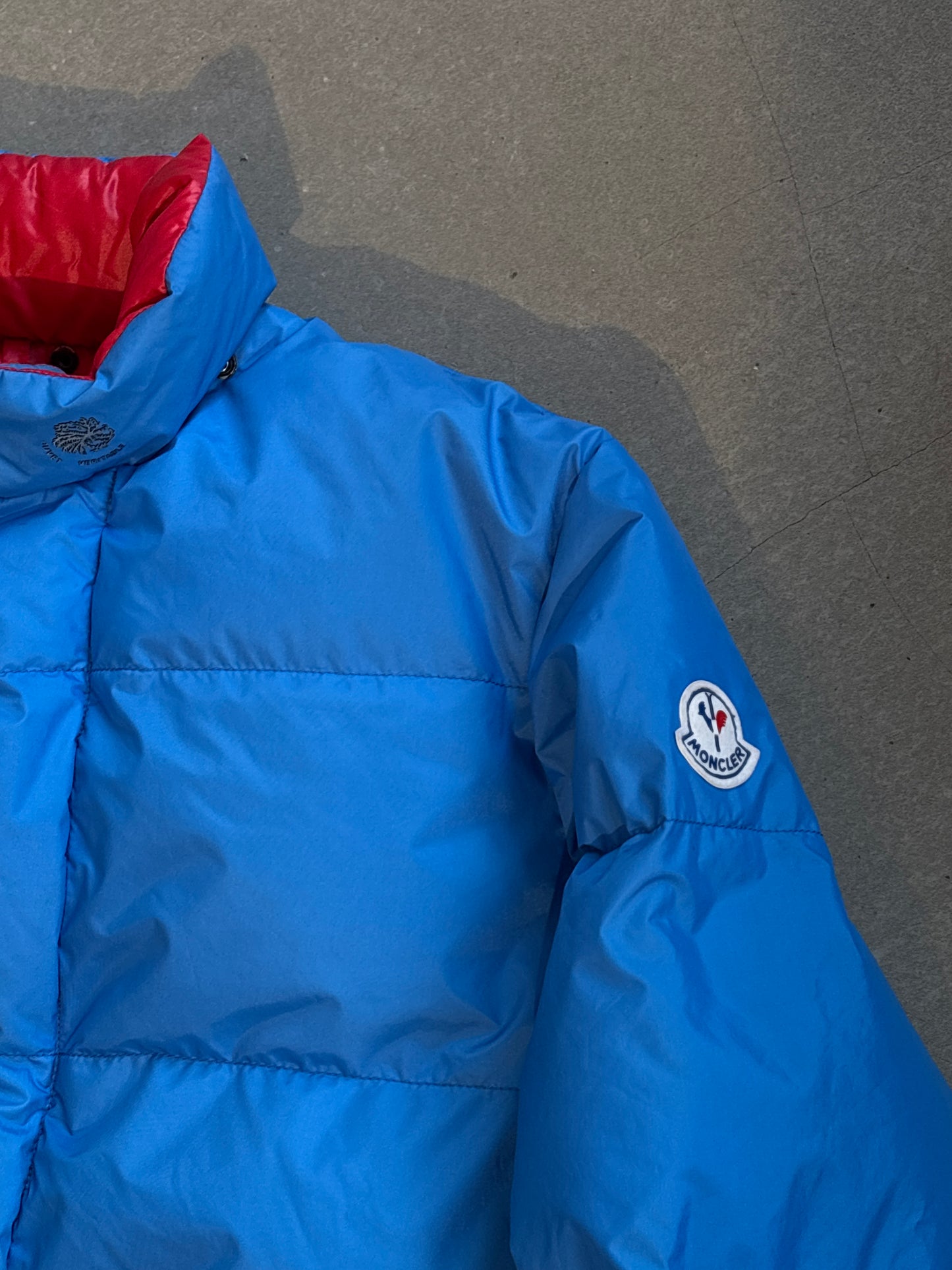 Moncler Gore-Tex Duvet Veritable Puffer Jacket Blue L